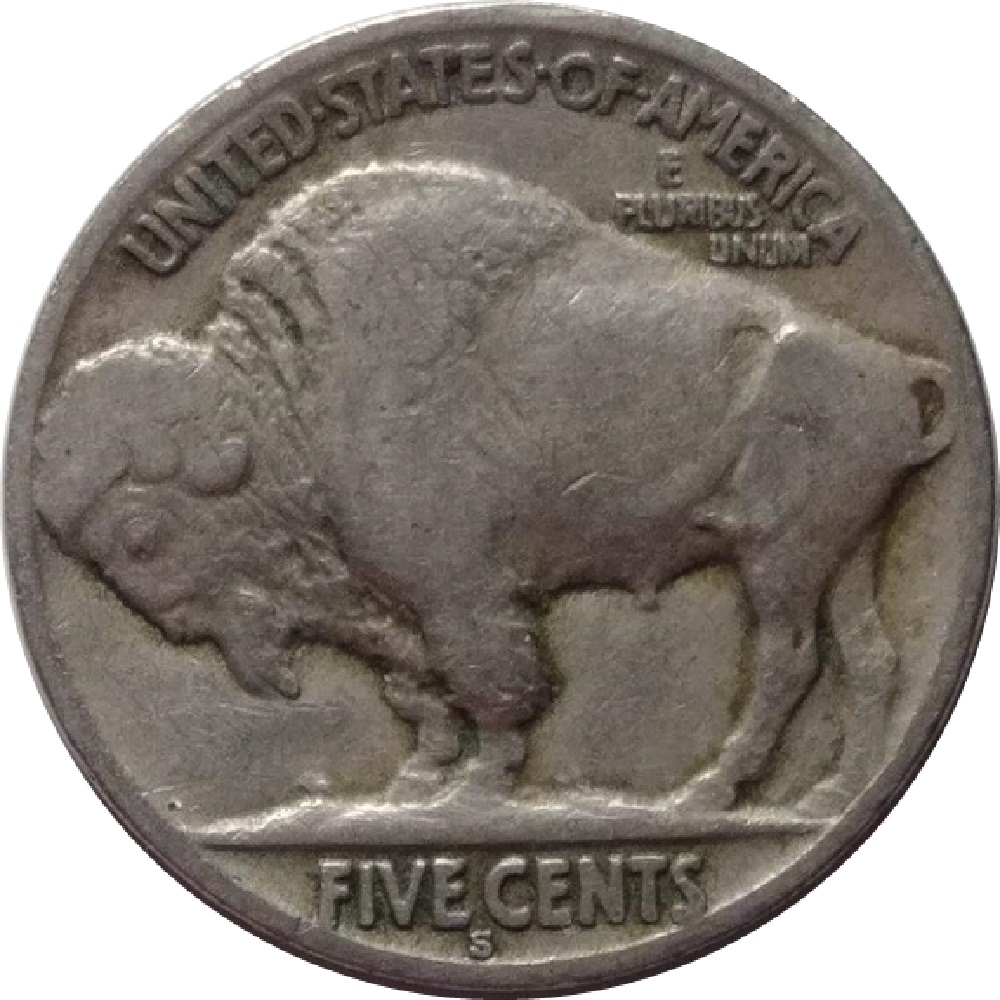 1919-S-Buffalo-Nickel